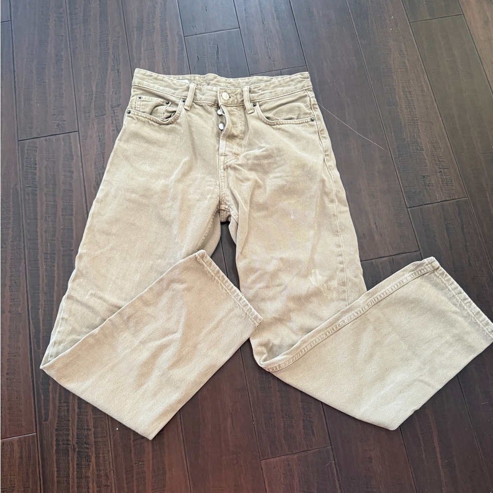 Zara Men's Khaki Chinos